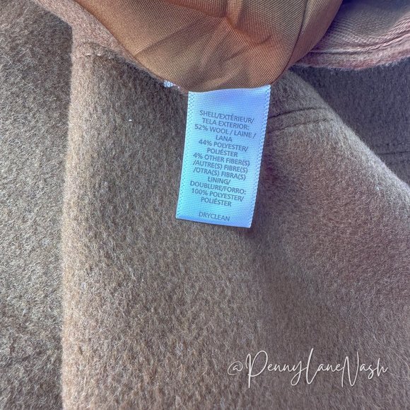 Ann Taylor Loft Petites Wool Blend Mini Skirt Camel Size 2P - Picture 8 of 8